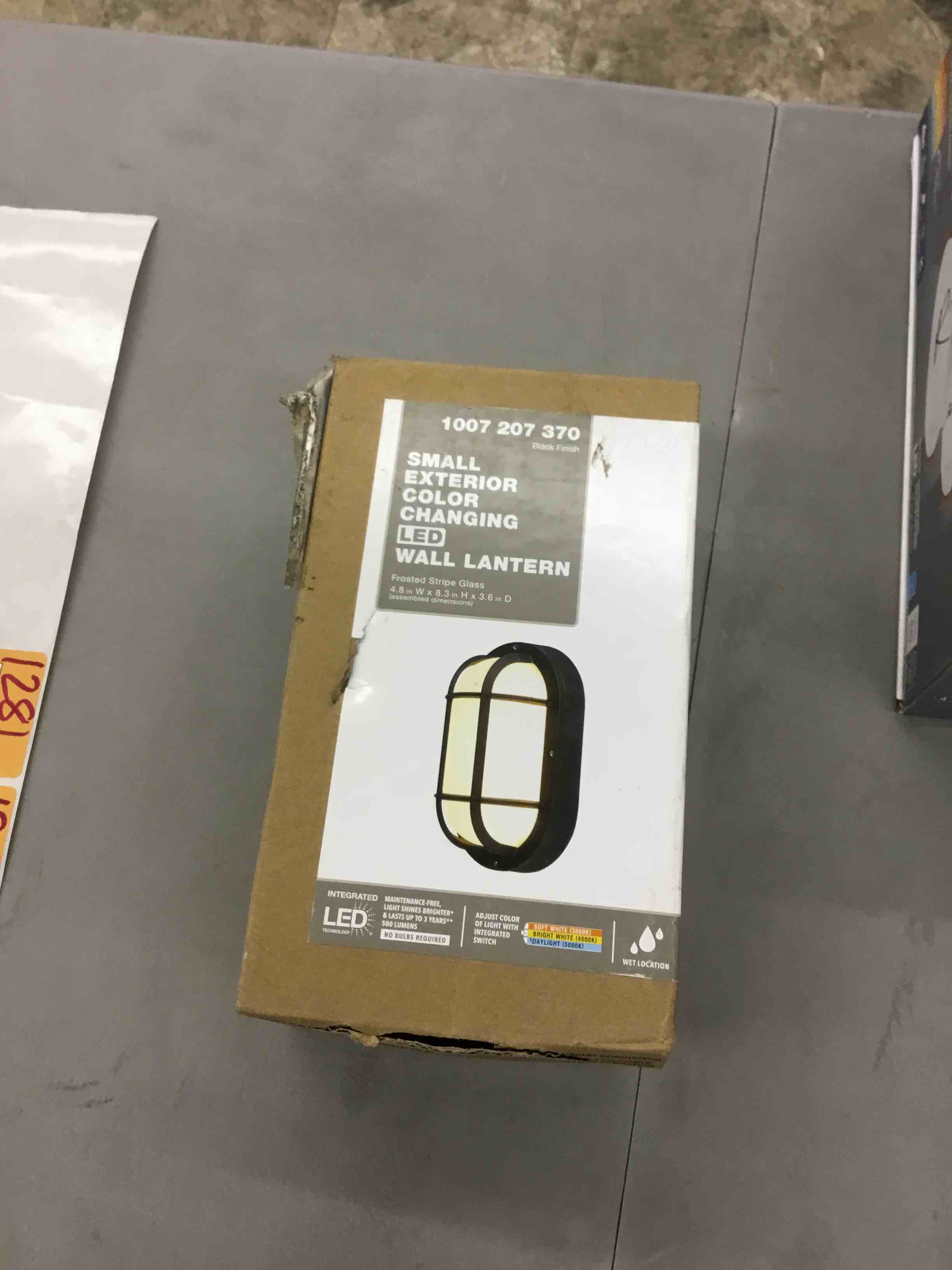 Small Exterior Color Changing Led wall lantern 