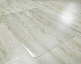 HomeK office chair mat for hard floor crystal clear 36”x48” 