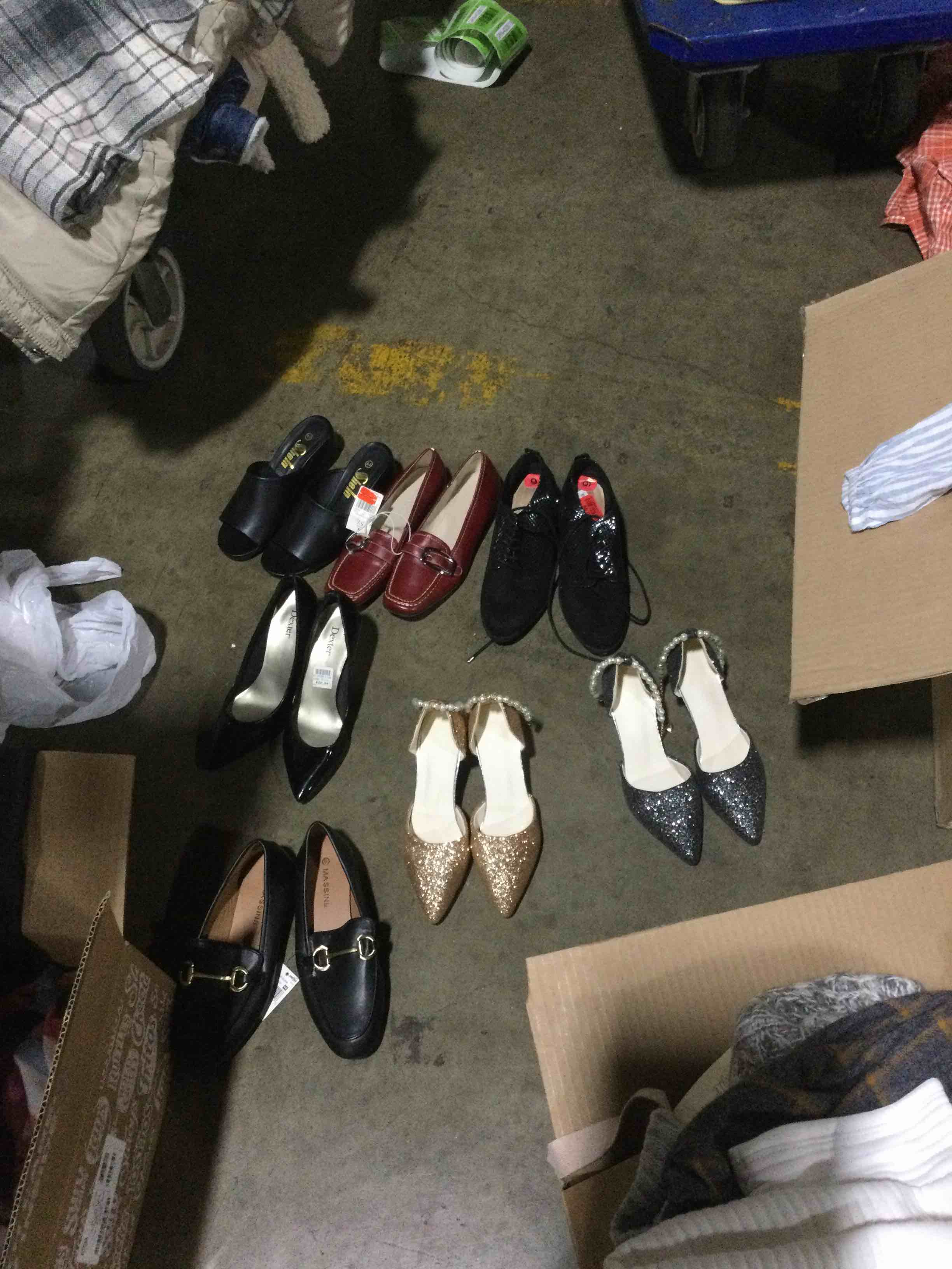 assorted dress shoes, size 5.5-6