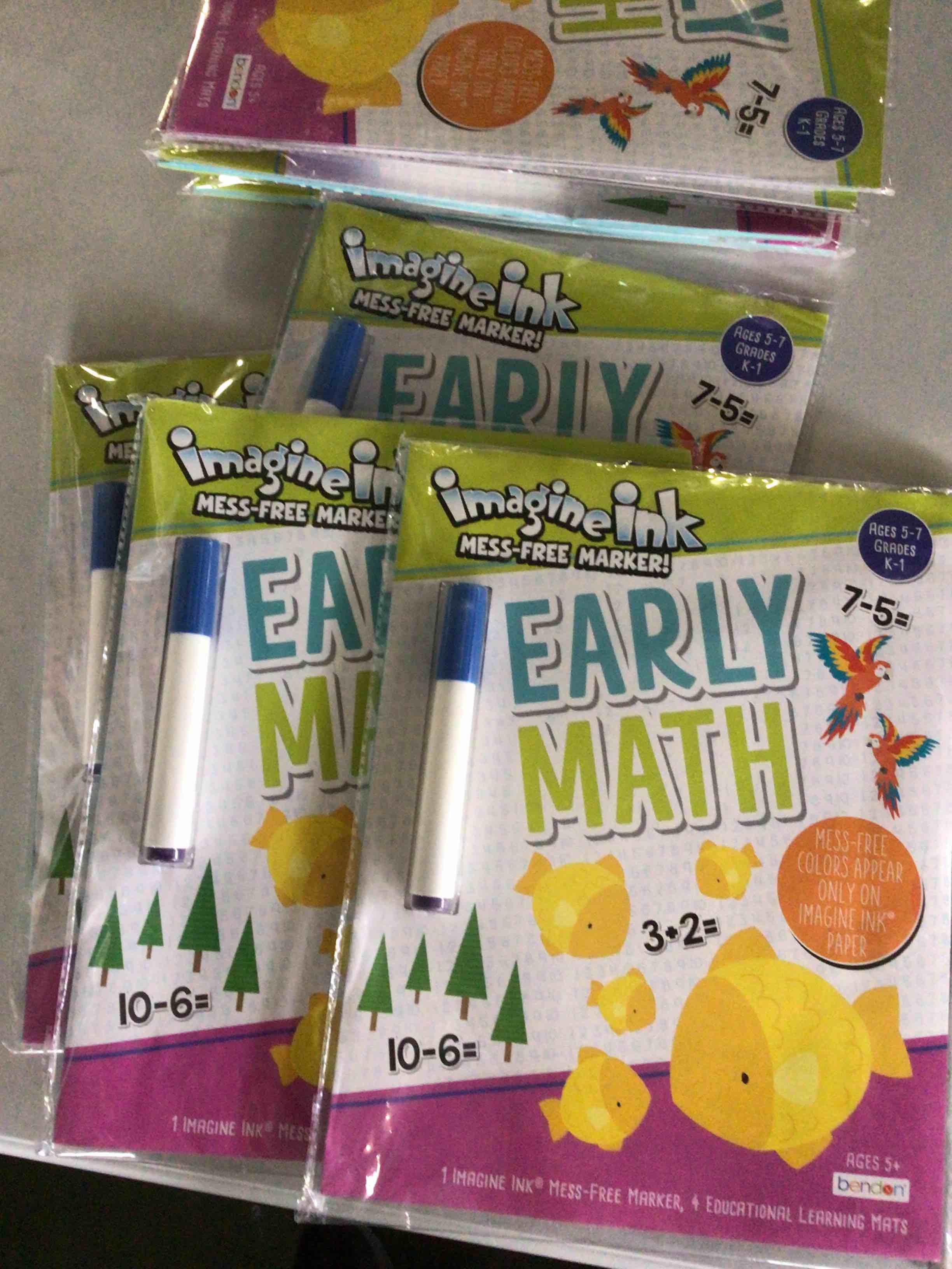Imagineink early math learning mats Set of 4