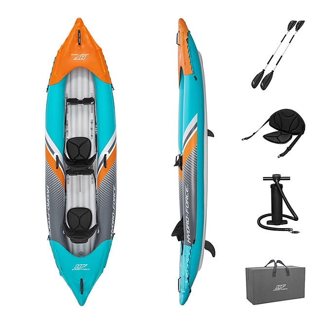 Hydro-Force Surge Elite X2 Inflatable Two-Person Kayak - 12'8"