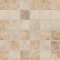 Daltile Building Materials Rio Mesa Desert Sand 12 in. x 12 in. x 8 mm Ceramic Mosaic Floor and Wall Tile (10 sq. ft. / case) RM1022CC1P2