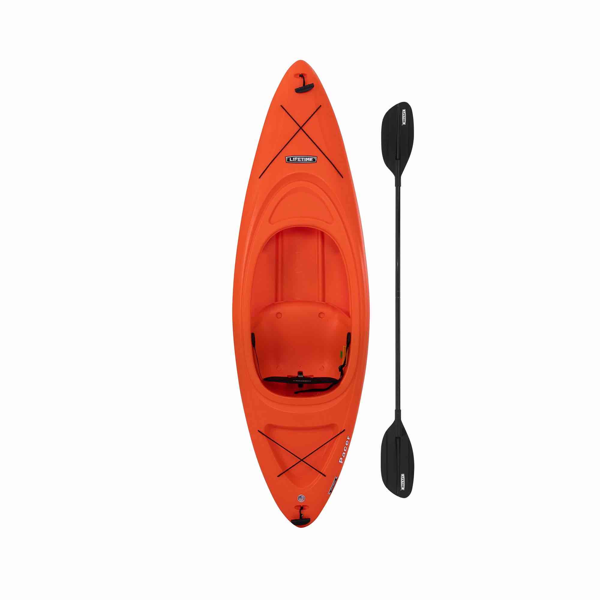 Lifetime Pacer 8 ft Sit-Inside Kayak, Orange 