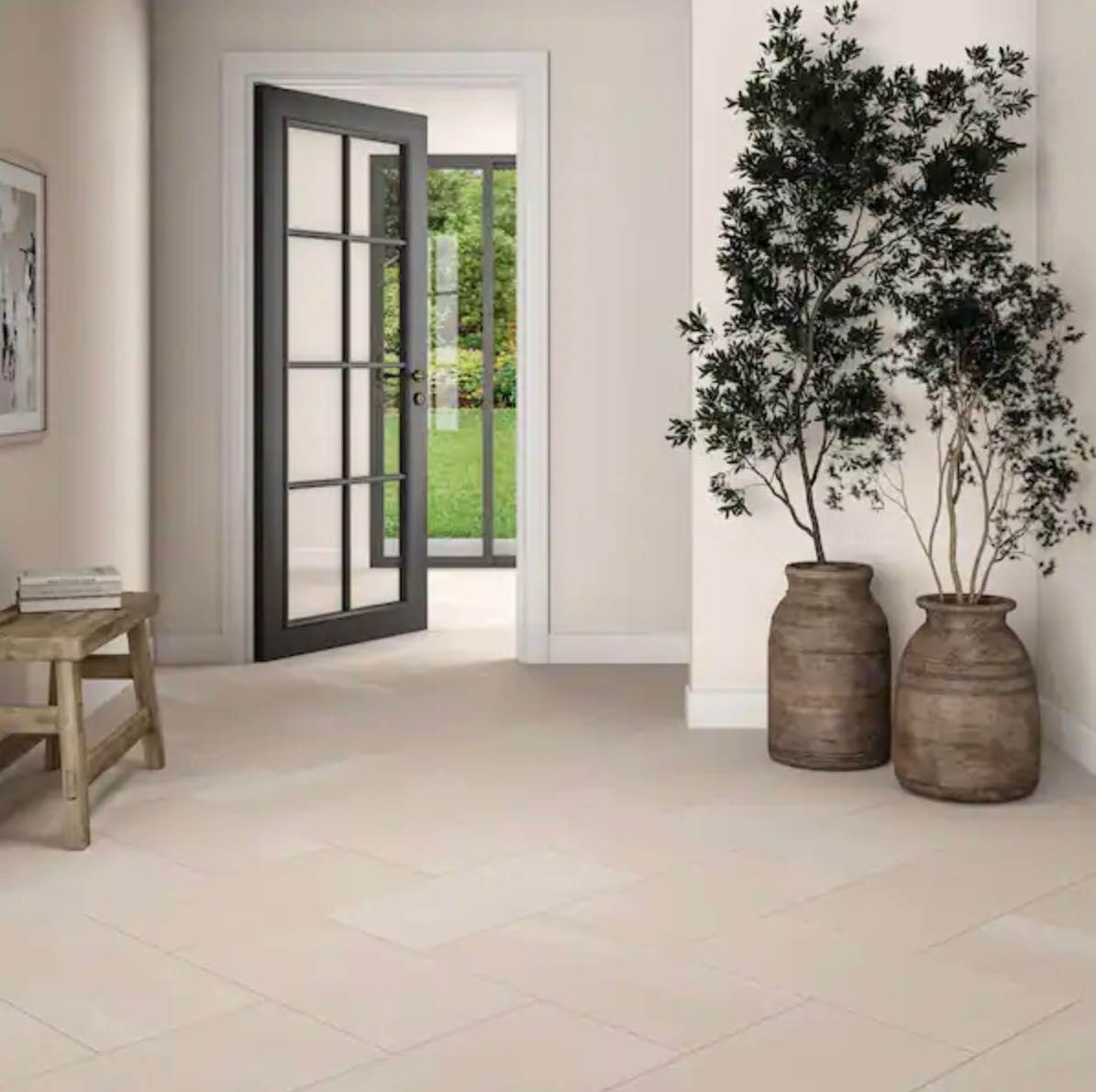 Daltile Rorington Taupe 12 in. x 24 in. Glazed Porcelain Floor and Wall Tile, 17.60 Sq ft./box, (22 boxes, 387.20 Sq ft total)