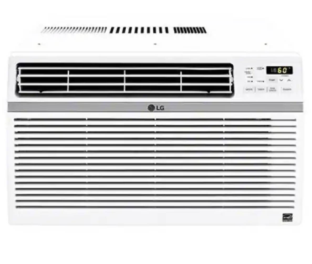 LG 10,000 BTU 115-Volt Window Air Conditioner LW1016ER with ENERGY STAR and Remote in White