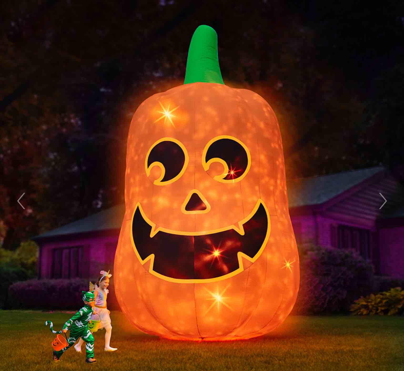 The 16' Glowing Inflatable Jack O' Lantern