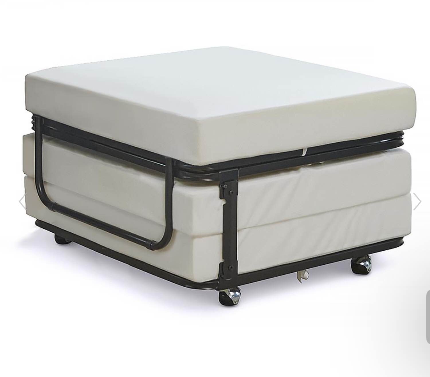The Cover For The Ottoman That Converts To A Bed
