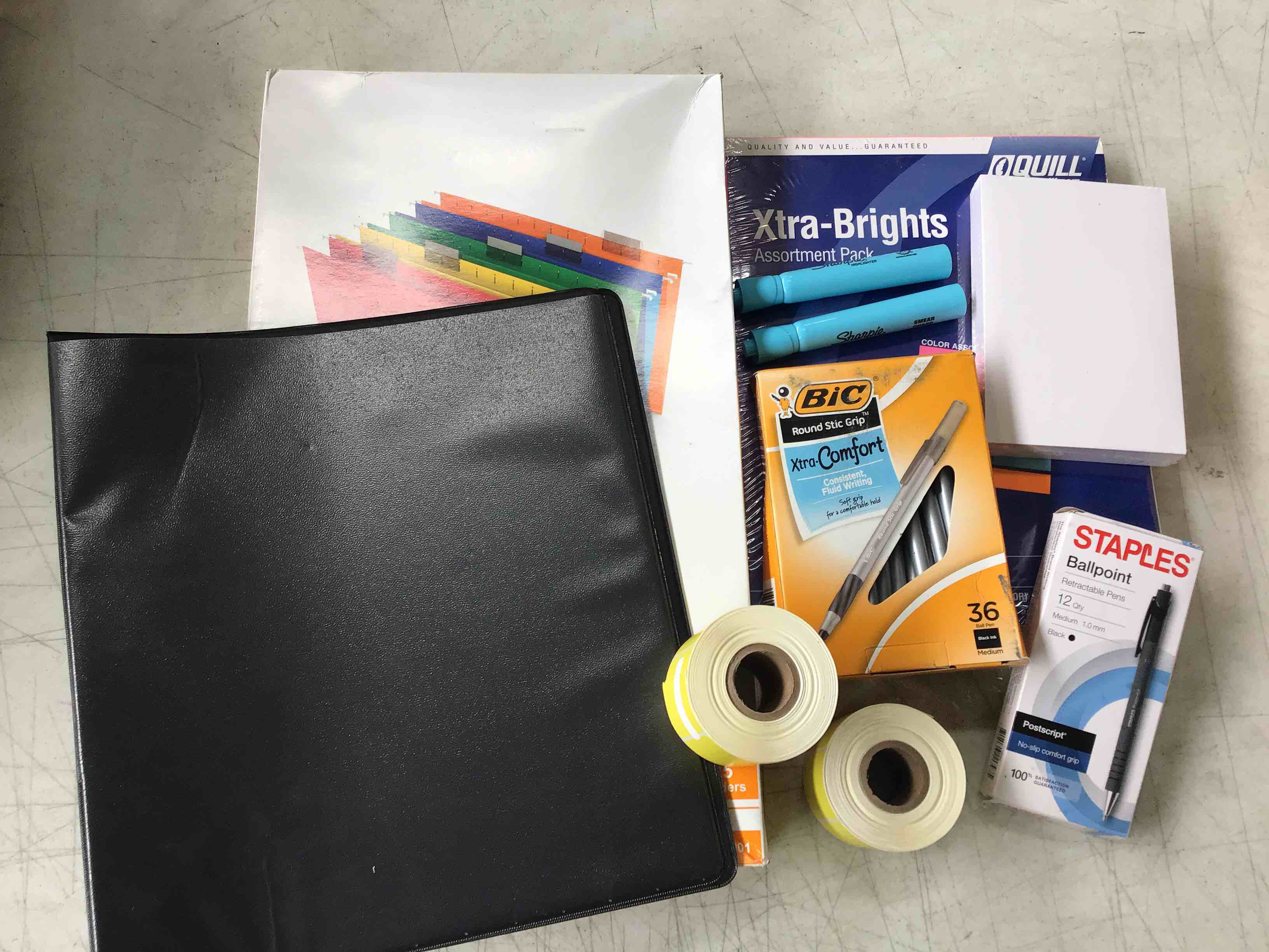 Assorted Office Supplies 