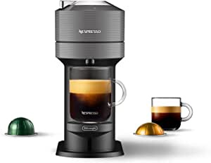 Nespresso Vertuo Next Coffee and Espresso Machine by De'Longhi, Dark Grey