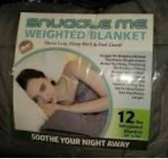 Snuggle Me Cozy Comfy Weighted Blanket 12 lb, 44" x 68"