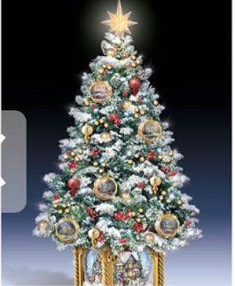 The Thomas Kinkade Snow Globe Tabletop Tree