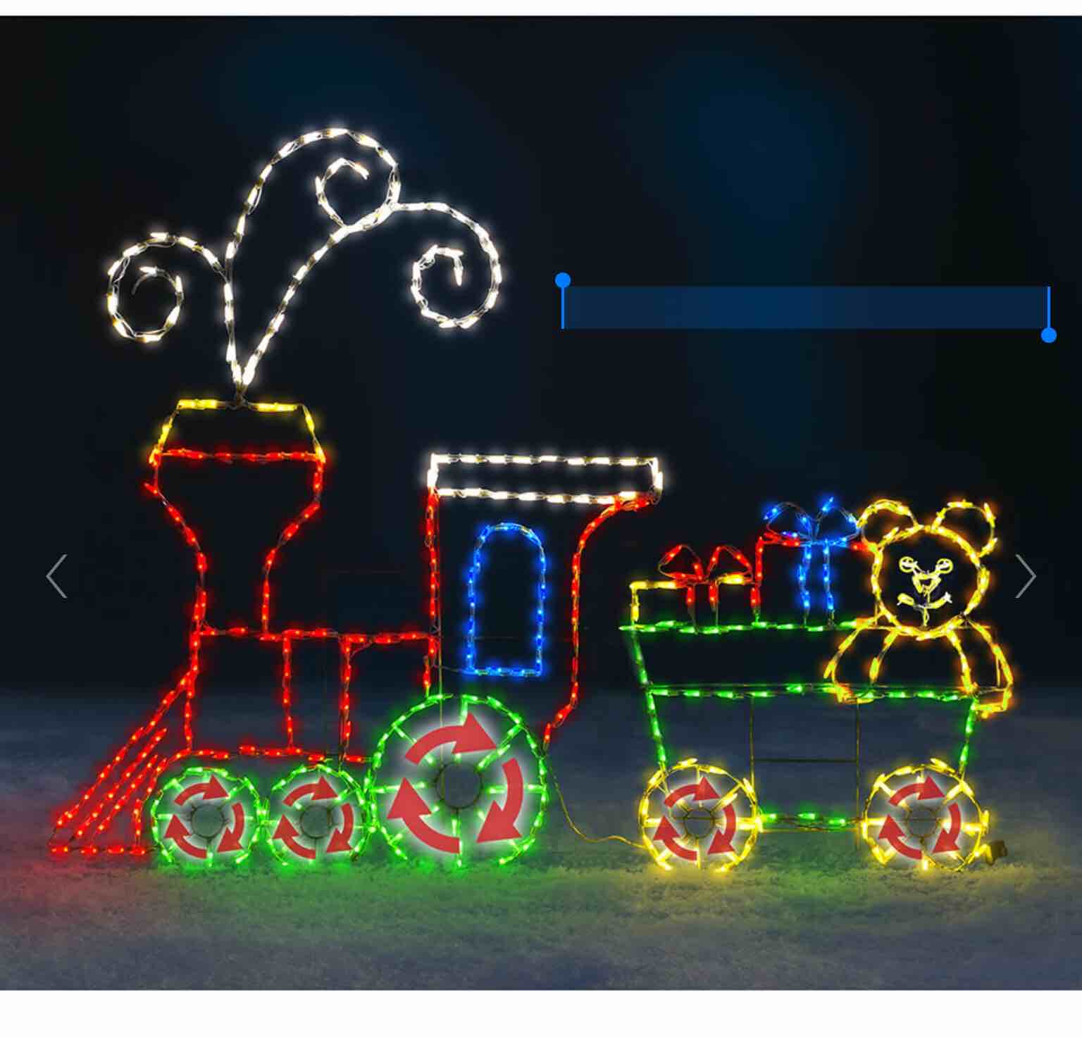 The 5' Animated Holiday Locomotive
