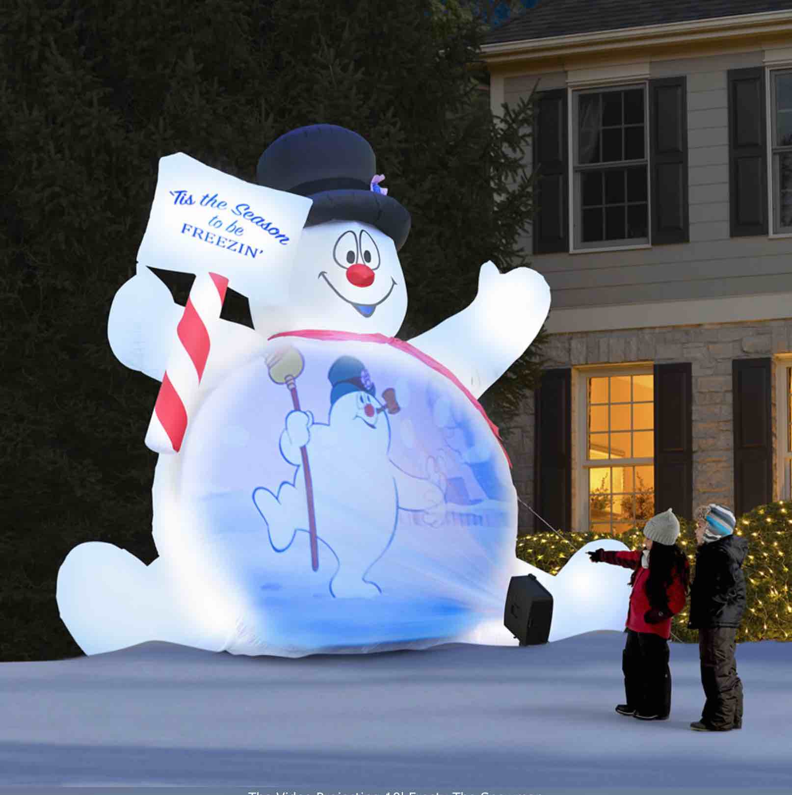The Video Projecting 10' Frosty The Snowman