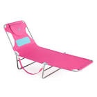 Ostrich Chaise Lounge, Pink