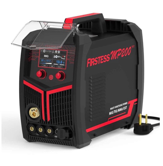 YesWelder FIRSTESS MP200 5-in-1 Welder & Cutter with Consumables Pack