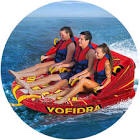 Yofidra Towable Tubes for Boating 2 Persons, with Quick Connect Head and Storage Bag (Boat Tube for 2 Rider)