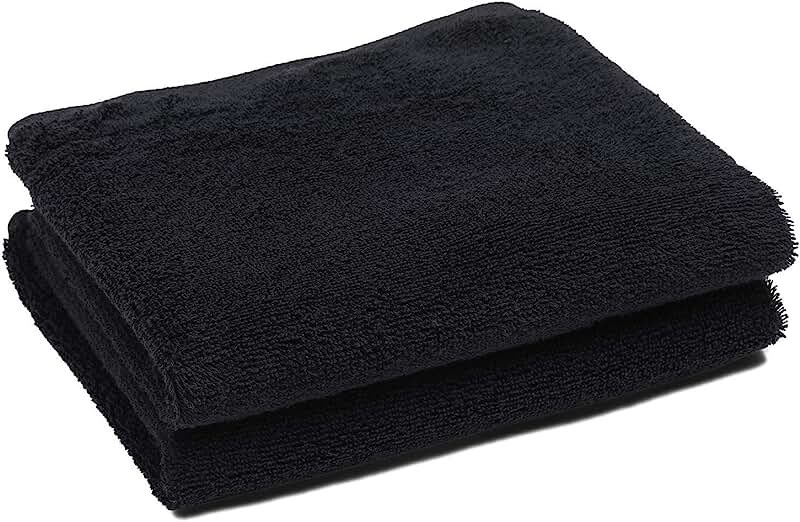 Black Hand Towels
