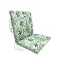  LG Club Cushion - 62k69 - green floral design 