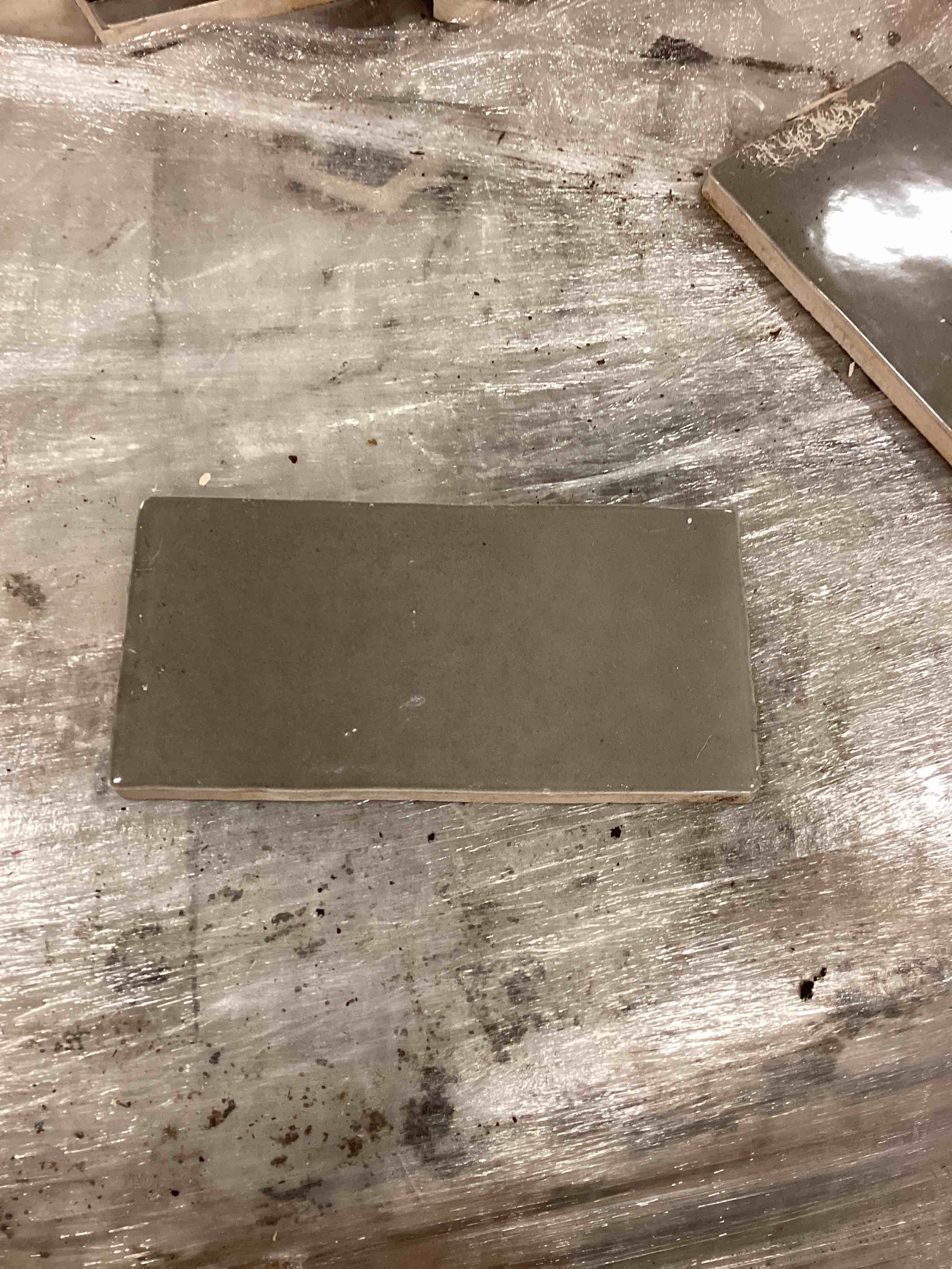 skid of tile. boxes get wet. unknown square foot. 3x6” tile 
