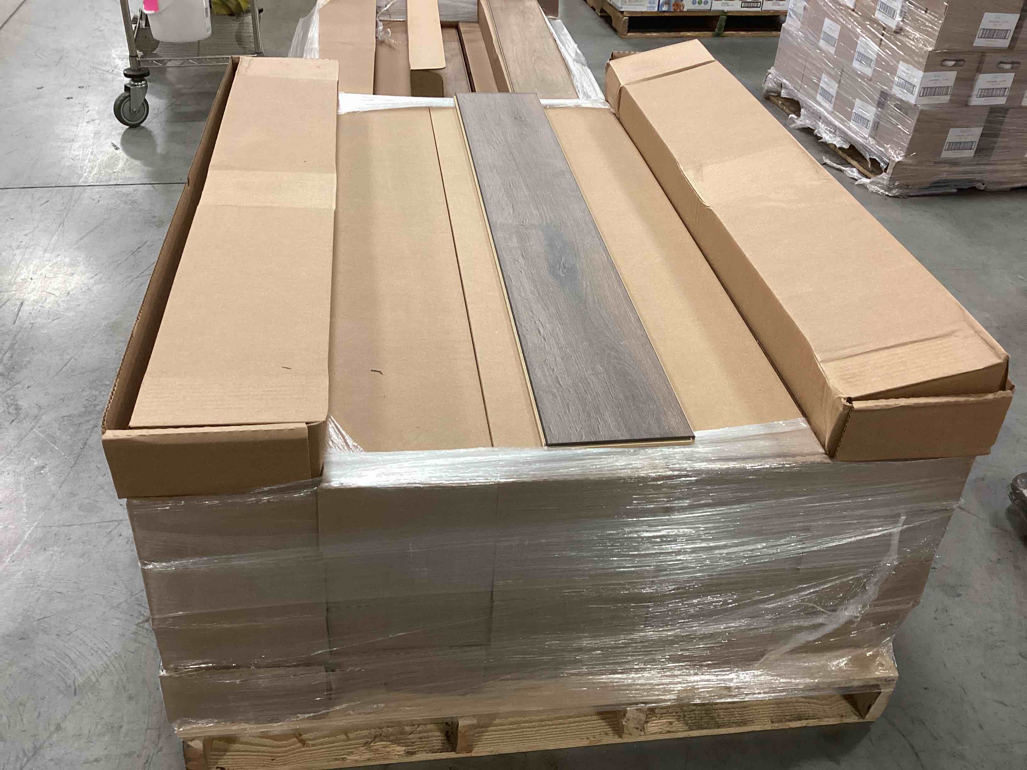 22 boxes of restoration, blacksmith, oak, rust, engineered, hardwood, flooring, 466.84 ft.² your b.i.d. per square foot.
