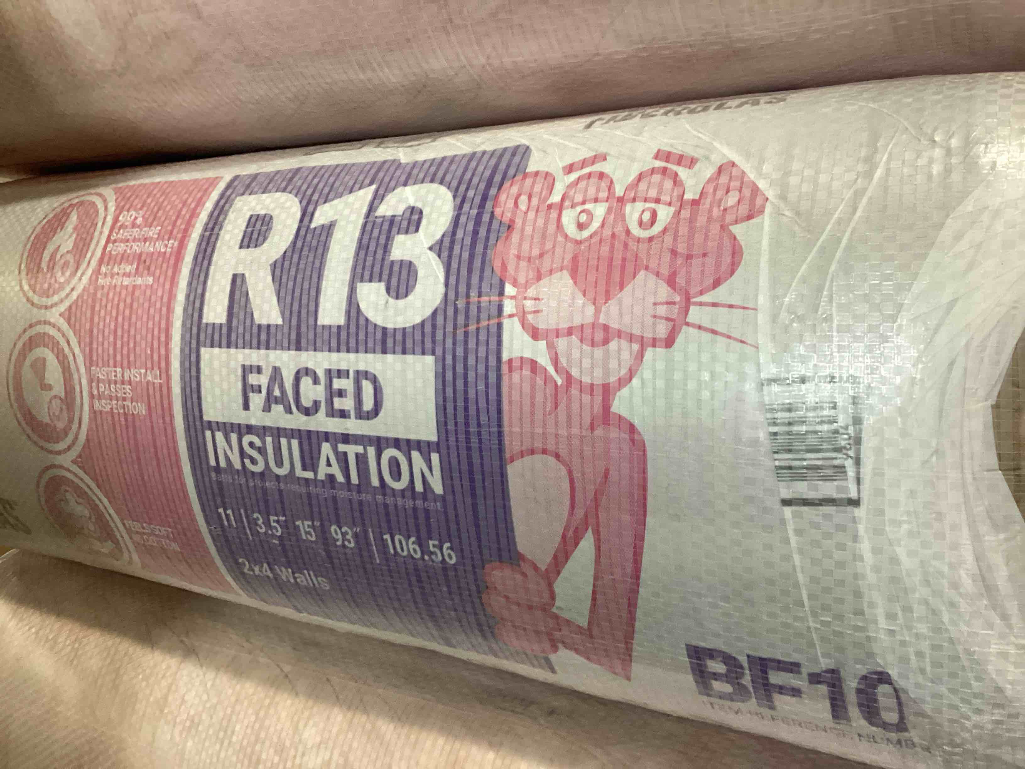 5 batts r13 15” faced insulation your bid per batt 