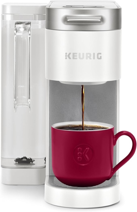 Keurig K-Supreme Single-Serve K-Cup Pod Coffee Maker - White: Brews Iced Coffee, 66 oz Capacity, Electric, No Filter Needed