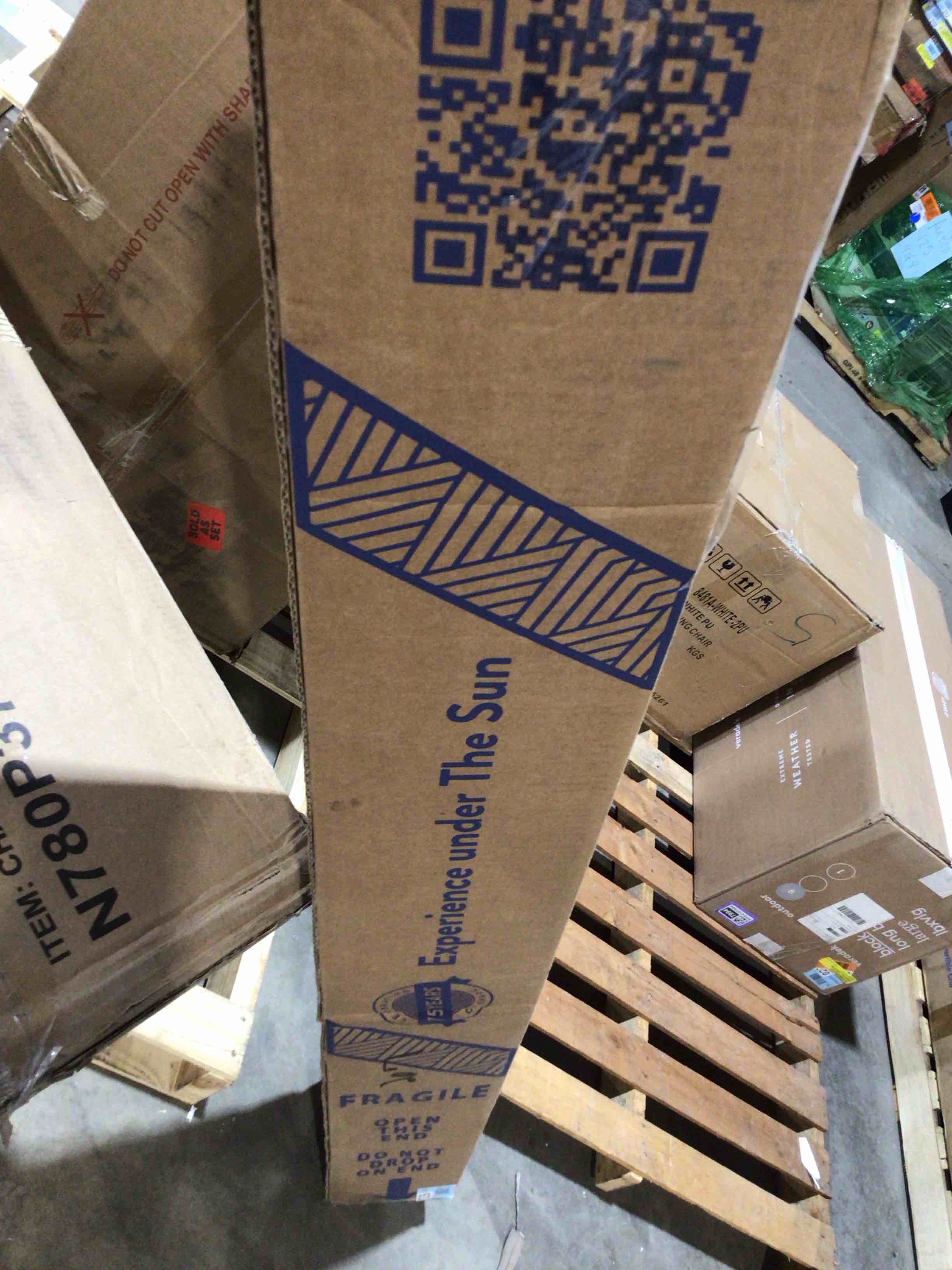 Condition photo showing As Is for California Umbrella 