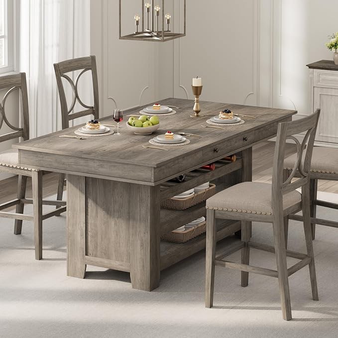 Condition photo showing Good Condition for Home Dining Table for 4-6, In Retro Gray