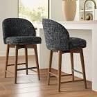 Condition photo showing New/Like New for Kristin Counter Chair In  walnut And black 2pk 