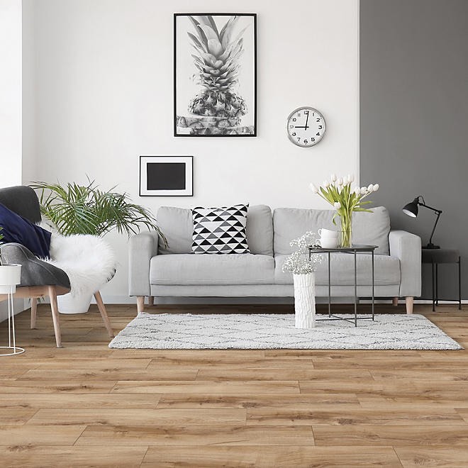 Select Surfaces Sand Dune SpillDefense Laminate Flooring, 12.34 Sq ft./box, (23 boxes, 283.82 Sq ft total)