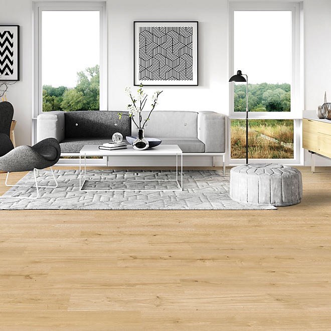 Select Surfaces Sedona Rigid Core SPC Vinyl Plank Flooring, 18.03 Sq ft./box, (10 boxes, 180.30 Sq ft total)