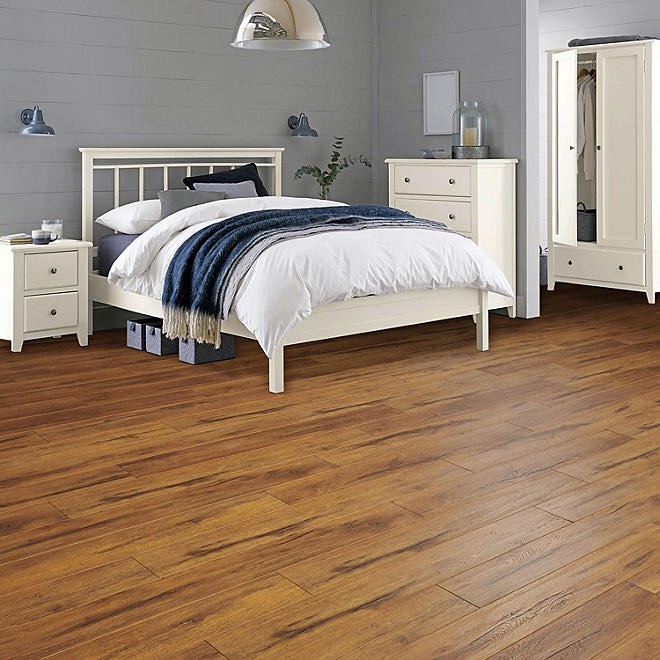 Select Surfaces Toffee SpillDefense Laminate Flooring, 12.34 Sq ft./box, (24 boxes, 296.16 Sq ft total)