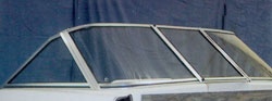 new century products solid tempered SGCC 1467 3/16” U walk through boat windows, right and left panel 