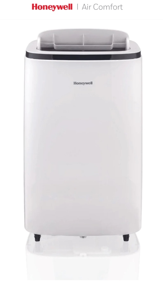 Honeywell HJ5CESWK0 15000 BTU 775 sq. ft. Portable Air Conditioner with 100 pint Dehumidifier, White