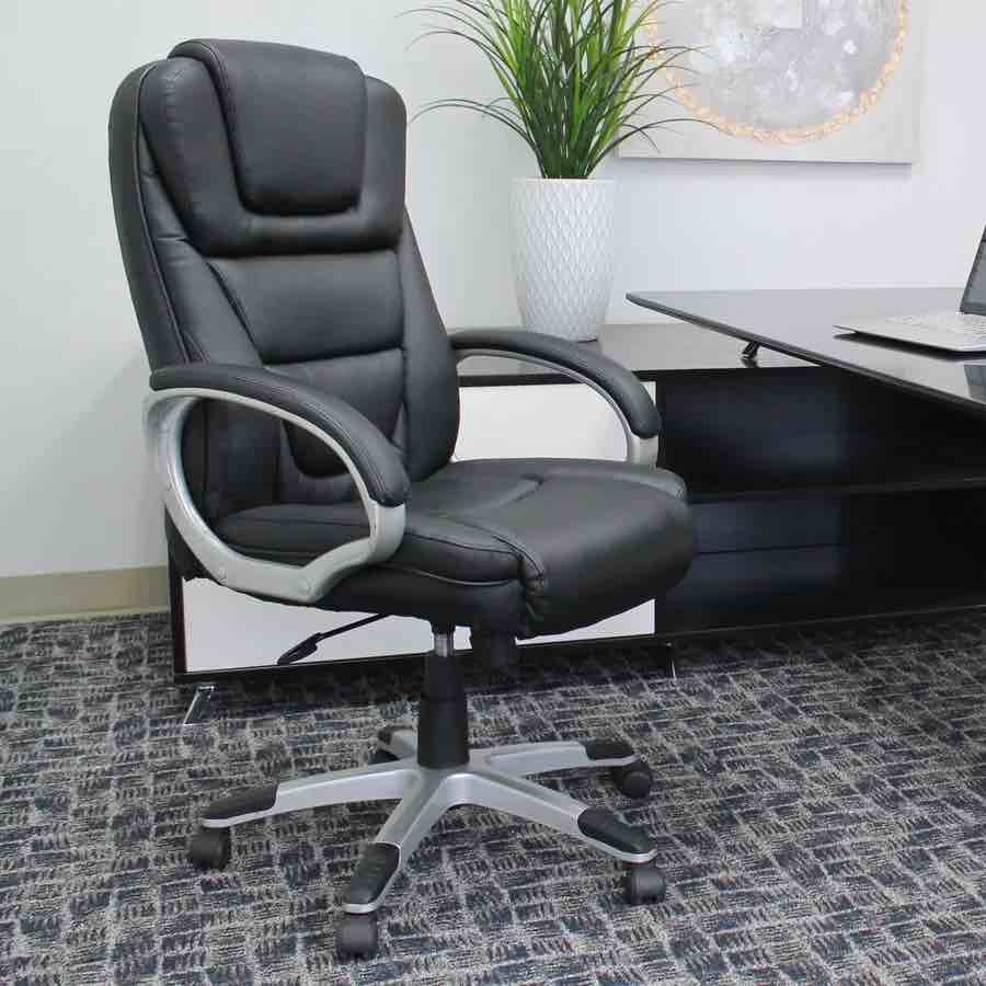 McQuirk Faux Leather Executive Chair By Hokku Designs