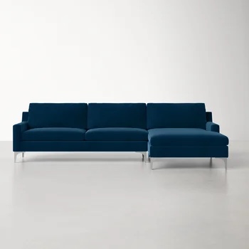 Jones 2 - Piece Upholstered Sectional By AllModern (INCOMPLETE SET, MISSING BOX)