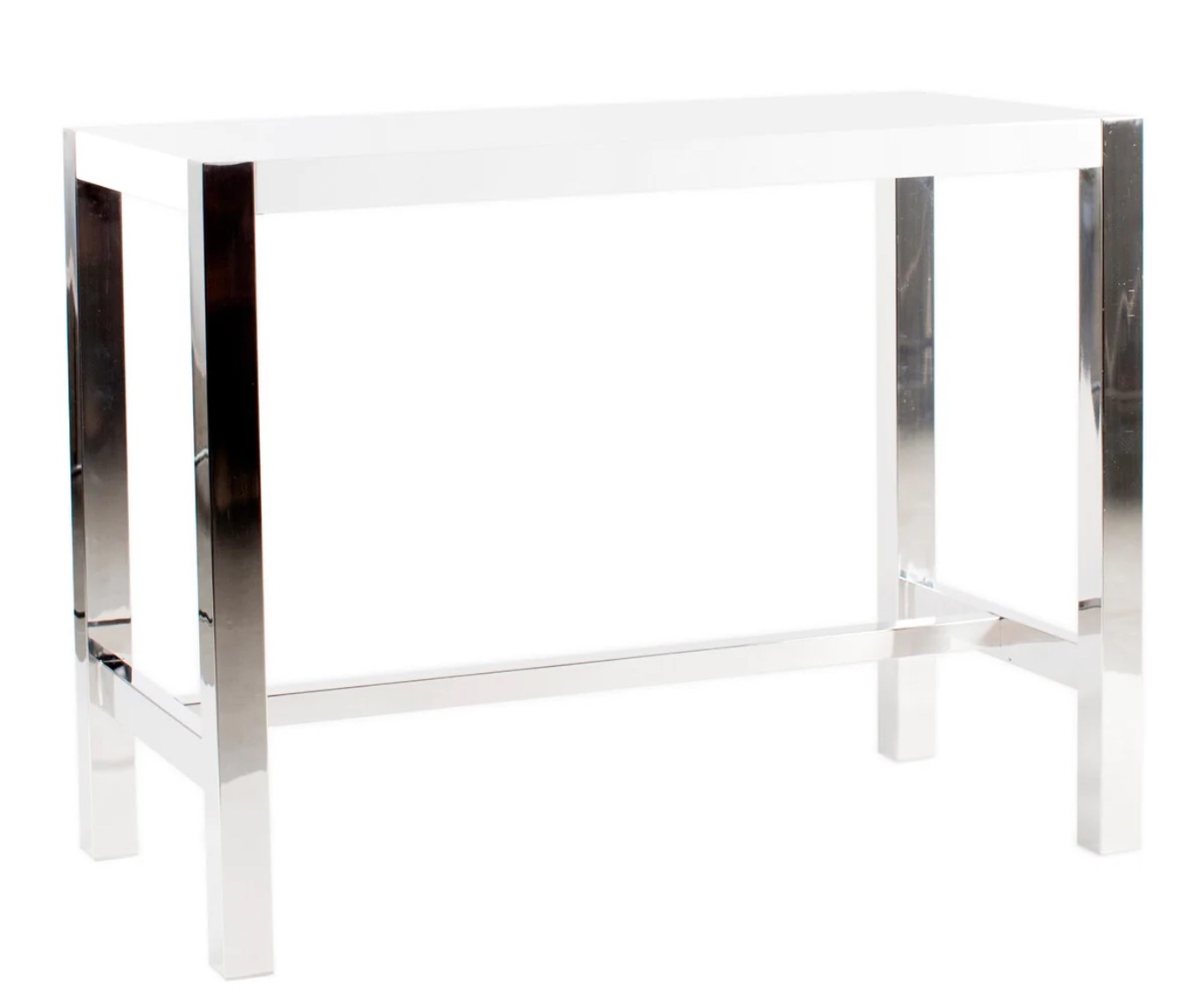 Moe's Home Collection Riva Countertable White - ER-1079-18 (Incomplete, Box 1/2 Only)