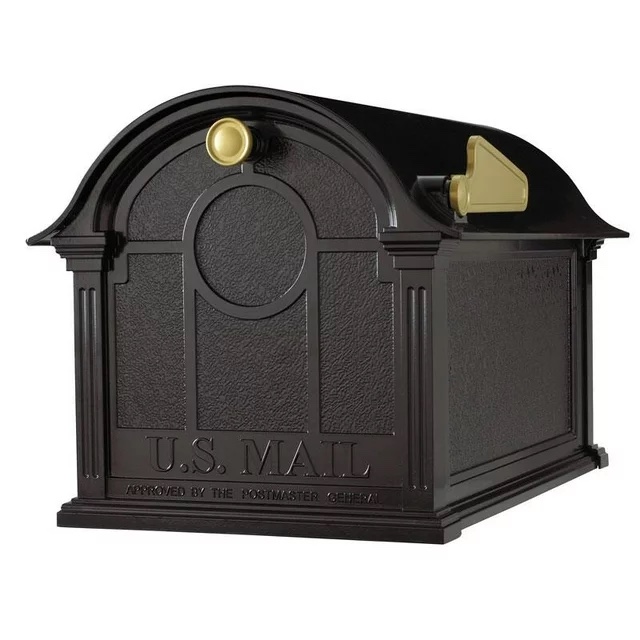 Whitehall Products 16228 Balmoral Mailbox - Black