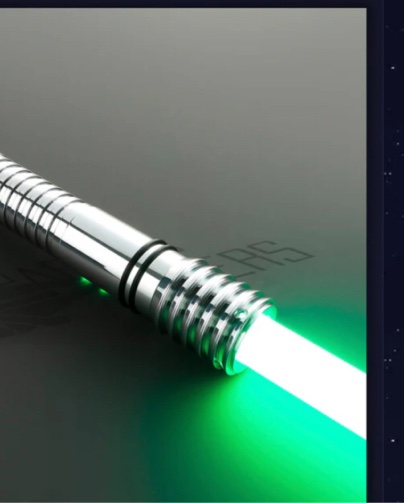 Xeno Light Saber, Set of 2, Gold and Silver 