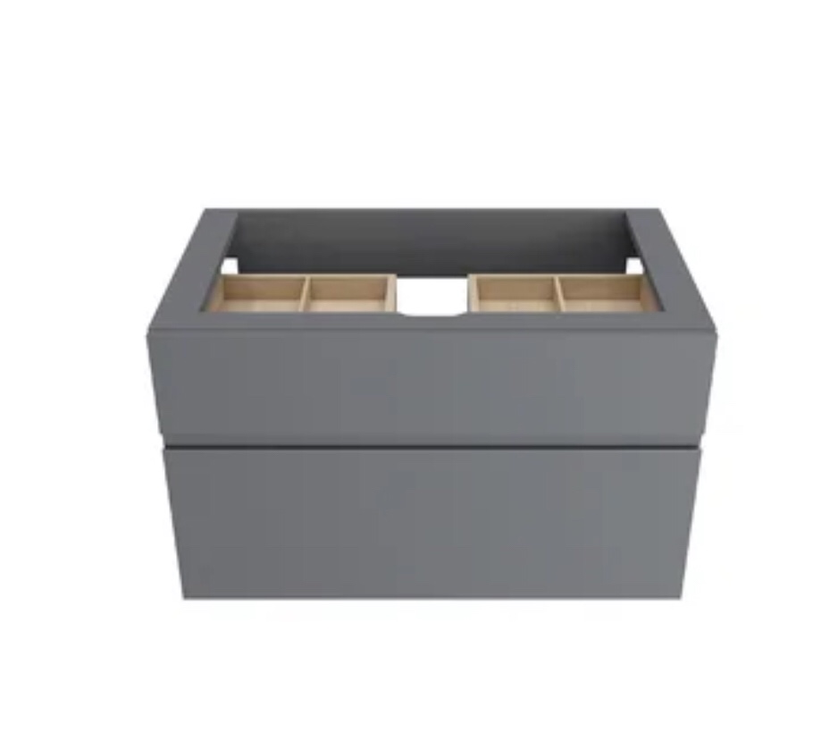 American Standard Studio S 33" Single Wall Mounted Wood Vanity Cabinet Only - Less Vanity Top