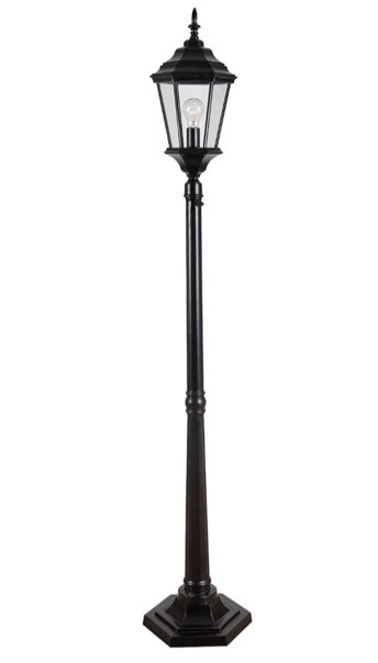 Kenroy Home 93432ORB Villa Waterproof Outdoor Lamp Post Light, Oil-Rubbed Bronze Finish