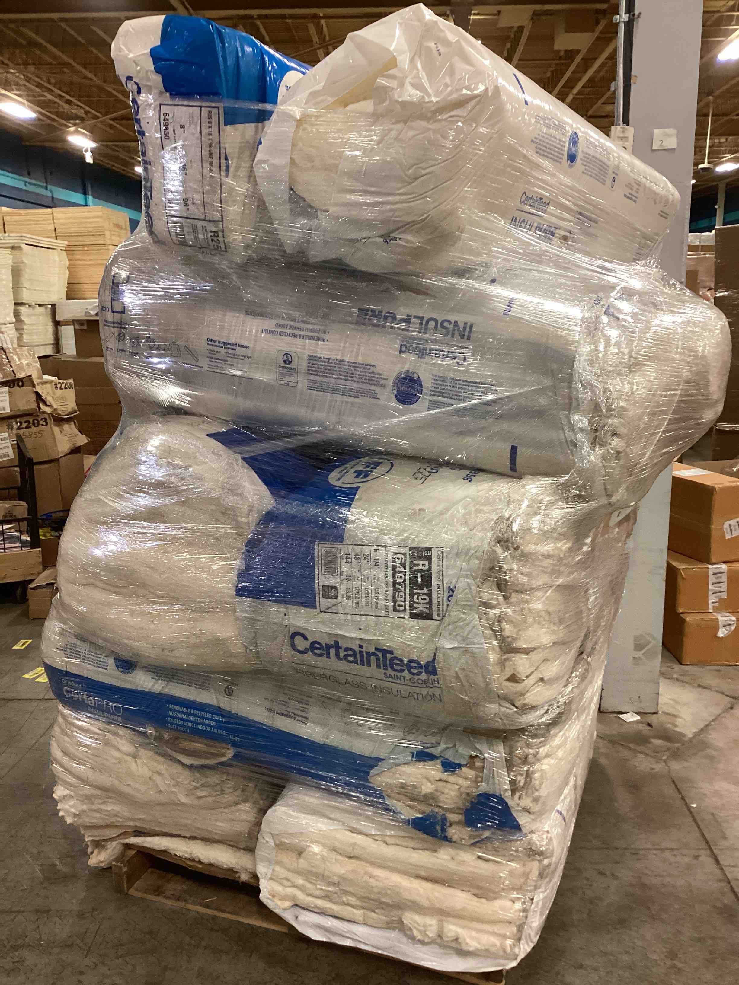 10batts r19 24” faced & unfaced insulation your bid per batt