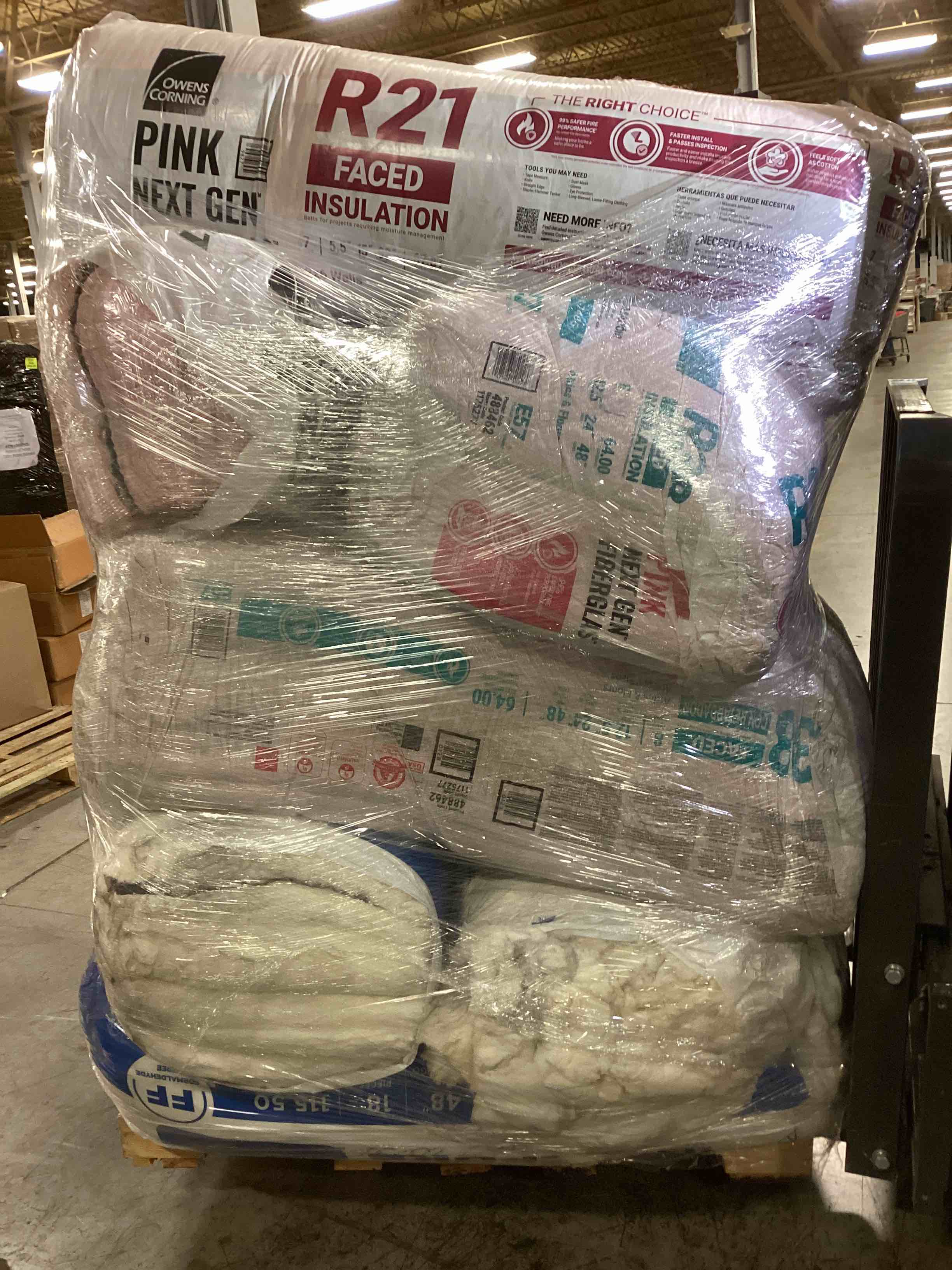 10 batts assorted insulation r19, r38, r21 faced and unfaced your bid per batt 