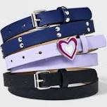 Cat & Jack belt 3 pack