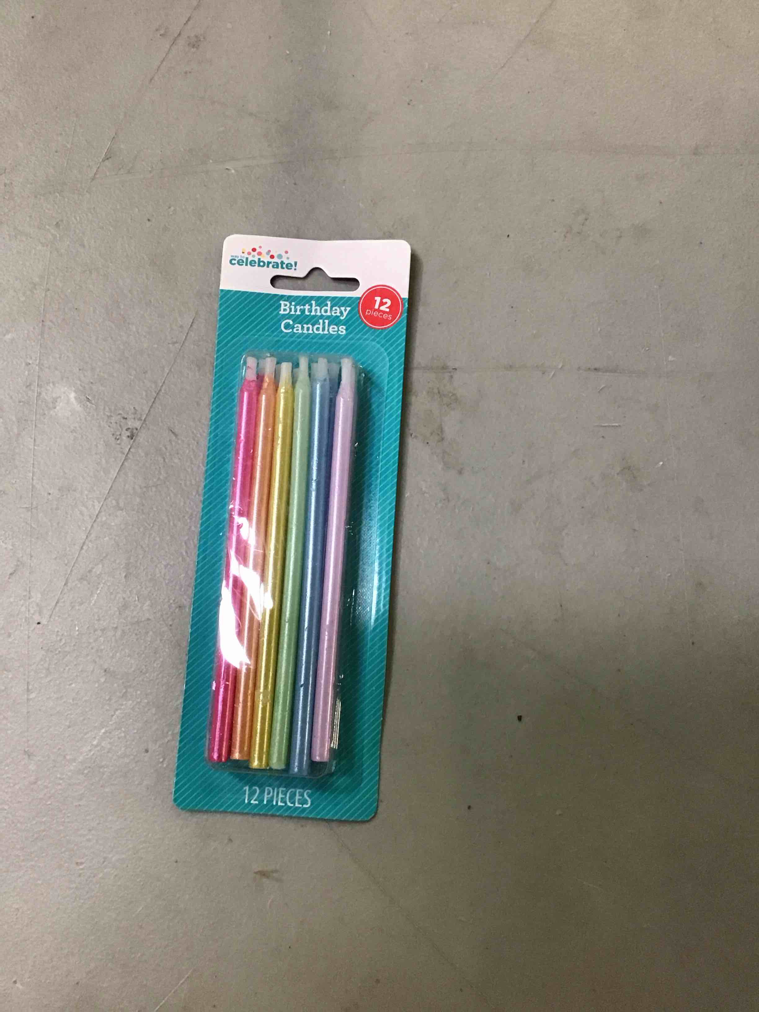 Birthday candles 12 pieces