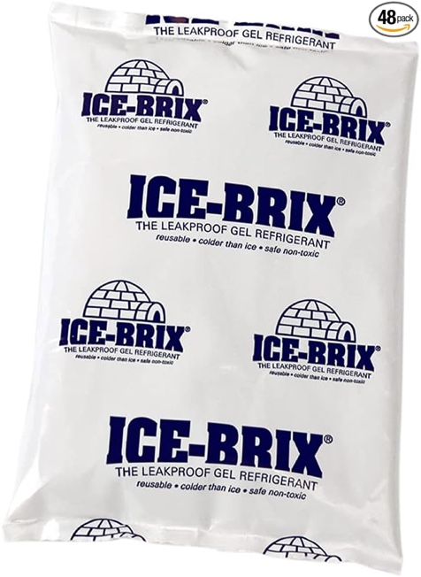 Polar Tech - IB16 Ice Brix Leakproof Viscous Gel Refrigerant, 18 Packs