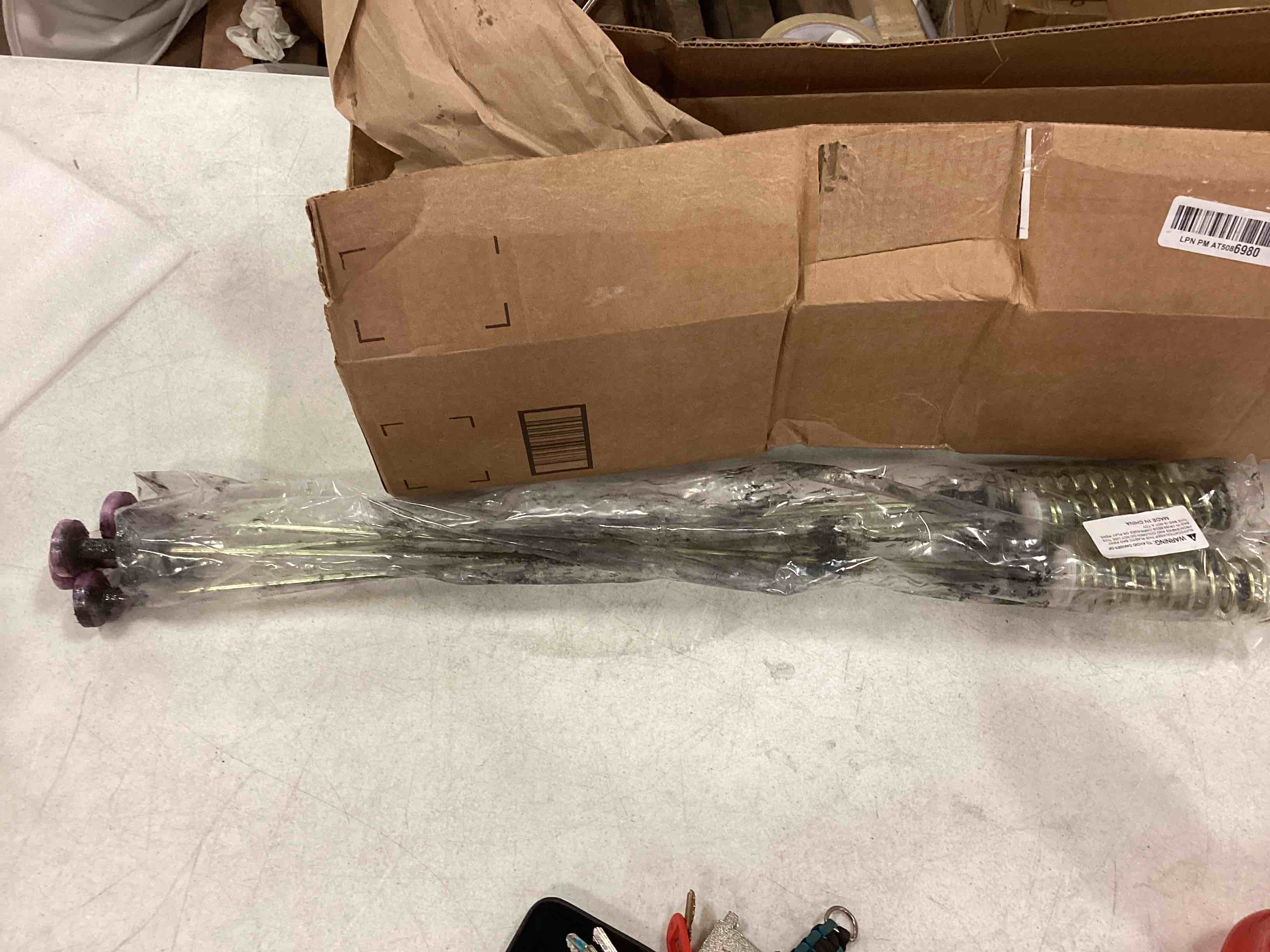 metal rod and  springs