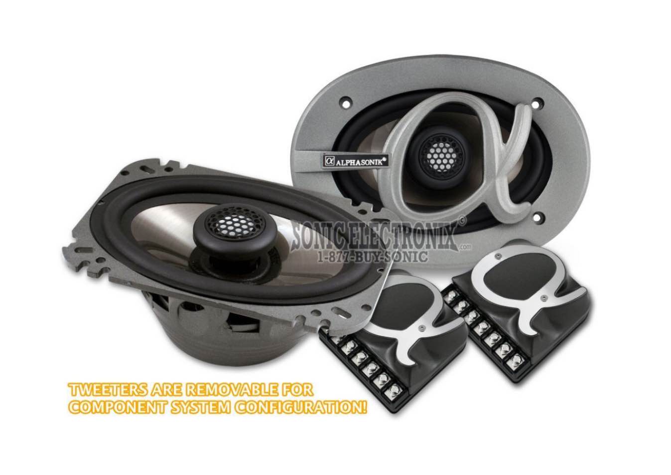 Alphasonik PF46C 4x6” 2-way Speakers