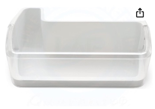 UPGRADED Lifetime Appliance DA97-08400A Left Door Shelf Basket Bottom Bin Compatible with Samsung Refrigerator - DA97-08400C