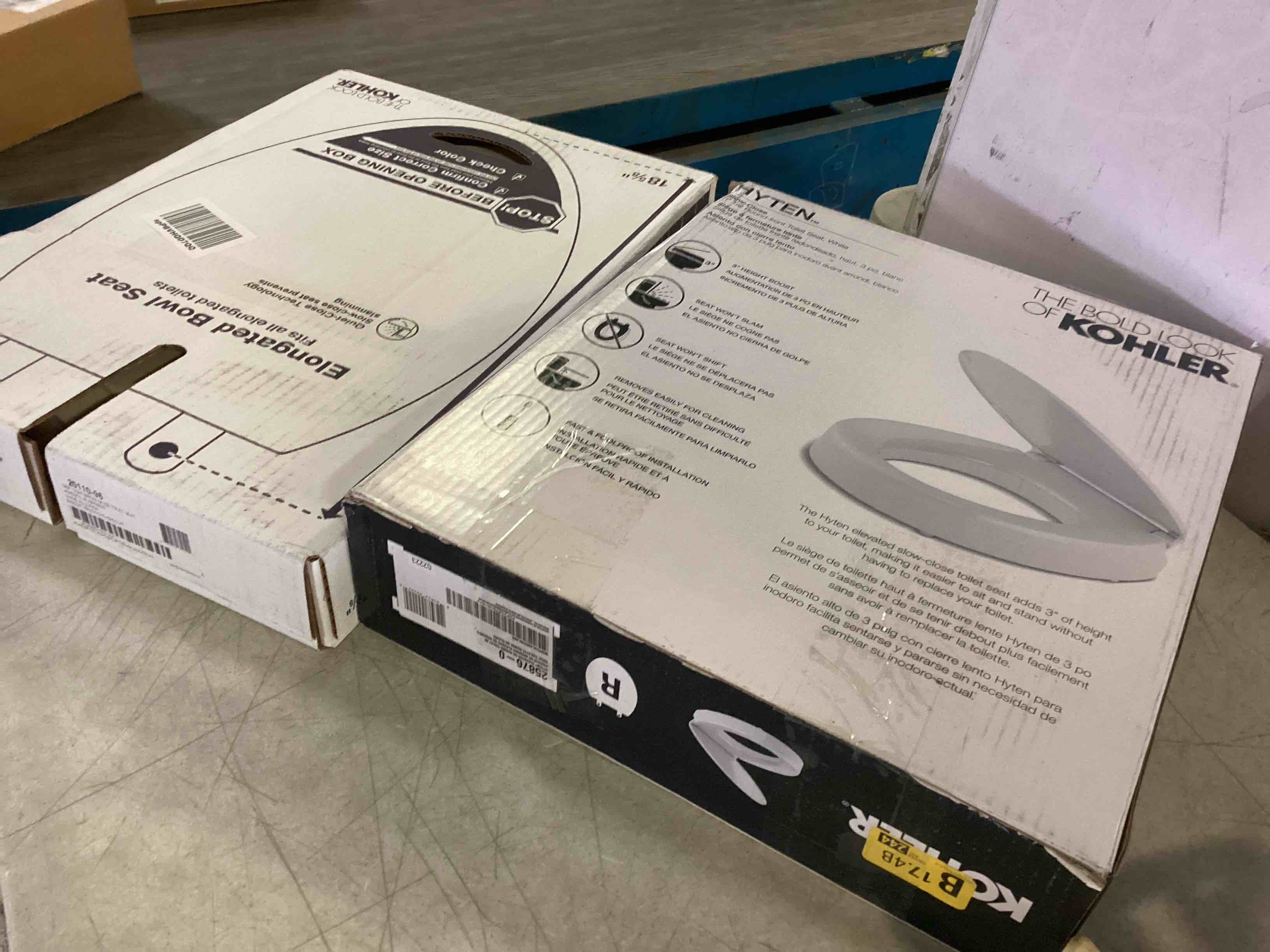 Assortment of Round Bowl Seats, fits all round toilets, different styles and different sizes, from different brands,